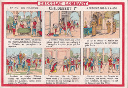 CHROMO(CHOCOLAT LOMBART) CHILDEBERT 1 - Lombart