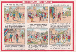 CHROMO(CHOCOLAT LOMBART) CHILDERIC 1 - Lombart