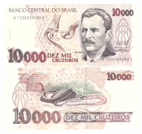 BRAZIL 10000 CRUZEIROS 1993 P-233c UNC - Brésil