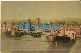 218529 CHILE VALPARAISO VISTA PARCIAL PUERTO PORT & SHIP POSTAL POSTCARD - Chili