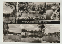 MBK S/w Naherholungsbebiet Plötzky. Kr. Schönebeck Elbe 1975 Ua Giselasee, Waldsee Silbersee Edersee. Versendet. 3 Scans - Schönebeck (Elbe)