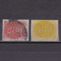 BRAZIL 1861, Sc# 39-40, CV $270, Used - Usados