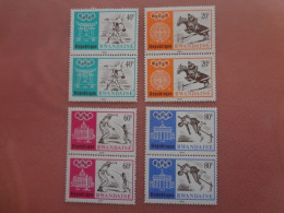 1968	Rwanda Olympic Sport Horses Fencing Wrestling (F69) - Unused Stamps