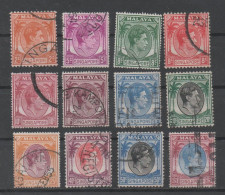 Malaya, Singapore, Used, 1948, Michel 2, 5, 7, 8, 9, 10, 12, 13, 14, 16, 17, 18 ( You Can By Single Stamp ) - Singapour (...-1959)