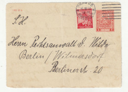 CUTOUT Of Czechoslovakian Postal Stationery Letter Card Uprated With B&M Stamp Posted 1939 B231120 - Andere & Zonder Classificatie