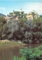 30 - Saint Ambroix - Vue Sur Le Rocher Calcaire "Le Dugas" - La Tour De L'Horloge Et La Chapelle - Saint-Ambroix