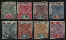 Seychellen 1890 - Mi-Nr. 1-8 * - MH - Königin Victoria - Seychelles (...-1976)