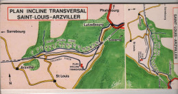 CPM 57 : PLAN INCLINE TRANSVERSAL SAINT-LOUIS-ARZVILLER - Carnet De 9 CPM Incomplet - Années 1970 - Arzviller