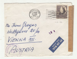 Australia Letter Cover Posted 1952 To Austria - Censored B231120 - Briefe U. Dokumente