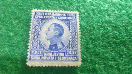 YOGUSLAVYA-    1919-1940    3  DİN.    USED - Usati