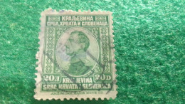 YOGUSLAVYA-    1919-1940    20  DİN.    USED - Gebruikt