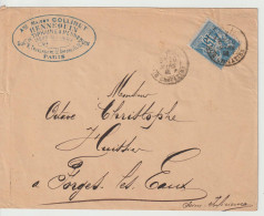 France Lettre 1881 De Paris Rue Crozatier Pour Forges (76) - 1877-1920: Semi Modern Period