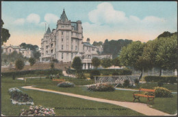 Kings Gardens & Grand Hotel, Torquay, Devon, C.1910s - ETW Dennis Postcard - Torquay