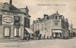 Sillé Le Guillaume * La Place De La Gare * Hôtel De PARIS * Hôtel De L'ouest F. MORIN - Sille Le Guillaume