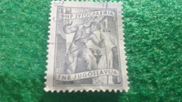 YOGUSLAVYA-    1950-1960   1  DİN.    USED - Used Stamps