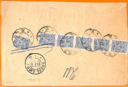 99529 - RUSSIA - Postal History -  REGISTERED COVER   1911 - Briefe U. Dokumente