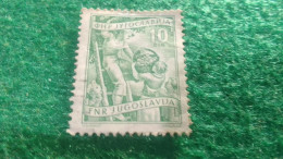 YOGUSLAVYA-    1950-1960   10  DİN.    USED - Used Stamps