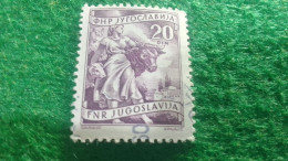 YOGUSLAVYA-    1950-1960  20  DİN.    USED - Used Stamps