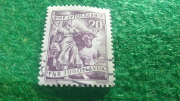 YOGUSLAVYA-    1950-1960  20  DİN.    USED - Oblitérés