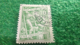YOGUSLAVYA-    1950-1960  10  DİN.    USED - Used Stamps