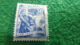 YOGUSLAVYA-    1950-1960  30  DİN.    USED - Gebruikt