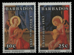 Barbados 1983 - Mi-Nr. 597-598 ** - MNH - Weihnachten / X-mas - Barbades (1966-...)