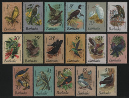 Barbados 1979 - Mi-Nr. 465-481 ** - MNH - Vögel / Birds (III) - Barbades (1966-...)