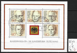 ALLEMAGNE FEDERALE BF 17 Oblitéré  Côte 8 € - 1981-1990