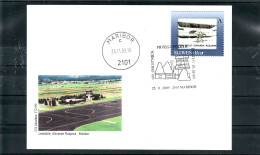 A62 Slovenia 25 Nov 2009 Maribor Cover 100 YEARS FIRST FLIHGT Edvard Rusjan Pioneers Powered Motor Engine Aviator - Slowenien