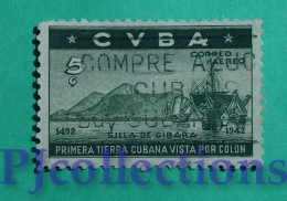 S680 - CARAIBI - CARIBBEAN 1944 POSTA AEREA - AIRMAIL 5c USATO - USED - Usados