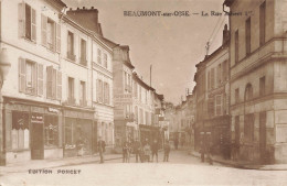 Beaumont Sur Oise * La Rue Albert 1er * Café * épicerie * Commerces Magasins - Beaumont Sur Oise