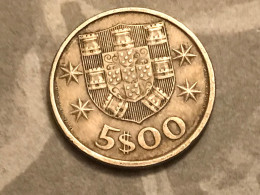 Münze Münzen Umlaufmünze Portugal 5 Escudos 1975 - Portugal