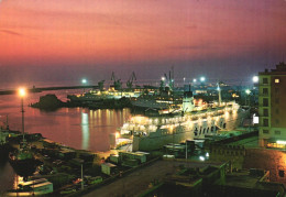 CIVITAVECCHIA, PORT, ARCHITECTURE, SHIP, CARS, NIGHT, ITALY - Civitavecchia