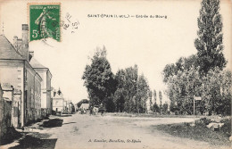 St épain * Route , Entrée Du Bourg - Autres & Non Classés
