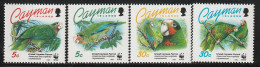 CAIMANES - N°718/21 ** (1993) WWF : Perroquet - Kaimaninseln