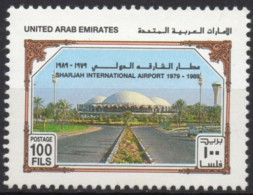 UNITED ARAB EMIRATES UAE 1989 - 1v - MNH - Sharjah International Airport - Flughafen - Aéroport - Aeropuerto - Aeroporto - Altri (Aria)