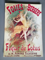 Carte Postale De Collection Affiche Des Folies-Bergère Fleur De Lotus Ballet Pantomime En 2 Tableaux De Armand Sylvestre - Dance