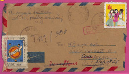 Ag1557 - VIETNAM - Postal History - Air Mail COVER To NORWAY 1982 Einstein - Viêt-Nam