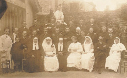 Dinan * Carte Photo 1915 * Hôpital Militaire * Soldats Blessés Infirmières Croix Rouge - Dinan