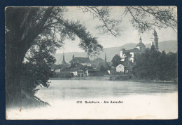 Soleure. Solothurn. Am Aareufer. Soleure : Cathédrale Saint-Ours Et Saint-Victor Au Bord De L'Aar. 1908 - Soleure