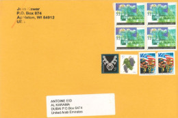 UNITED STATES - STAMPS COVER TO DUBAI. - Lettres & Documents