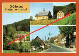 AK Hinterhermsdorf Neudorf A Sebnitz Saupsdorf Ottendorf Nixdorf Hinterdaubitz Khaa Kirnitzschtal Sächsische Schweiz DDR - Hinterhermsdorf