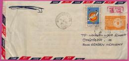 Ag1567 - VIETNAM - Postal History - Air Mail COVER To NORWAY  1982 - Viêt-Nam