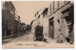 La Rose. Centre Du Village. Mercerie Et Carriole Publicitaire - Nordbezirke, Le Merlan, Saint-Antoine