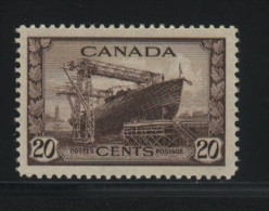 Canada Scott # 260  Hinged  Corvette - Unused Stamps