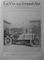 1905 1907 VOITURE COURSE ITALIE TARGUA FLORIO RAGGIO 6 JOURNAUX ANCIENS - Sin Clasificación