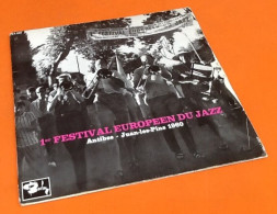 Delcampe - Vinyle 33 Tours   1er Festival Européen Du Jazz   Antibes - Juan-Les-Pins   (1960)  Barclay 84081 - Jazz