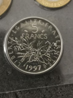5 FRANCS 1997 BU SEMEUSE 15000 EX. / SCELLEE ISSUE DU COFFRET / FRANCE - 5 Francs