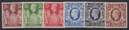 Great Britain, Scott 249-251A, 275 (SG 476-478c), MLH (275 MNH) - Nuovi