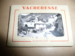 VACHERESSE HAUTE SAVOIE ANCIENNE POCHETTE 10 PHOTOS 6 X 9 LES EDITIONS J. CELLARD FIN 1950 - Europe